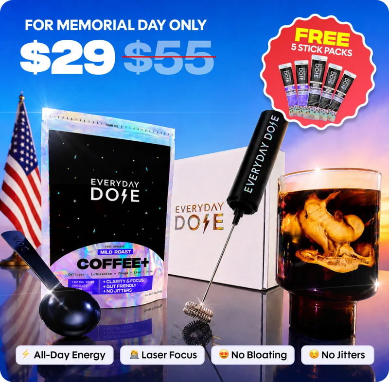 Coffee+ Mild Roast Starter Kit (30 Servings) - Modern Edit Pack